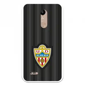 Funda Oficial Ud Almería Fondo Negro Para Lg K11