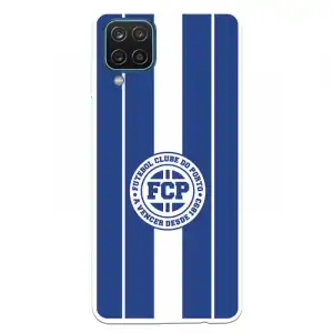 Funda Para Samsung Galaxy A12 Del Fútbol Club Oporto Escudo Azul - Licencia Oficial Fútbol Club Oporto