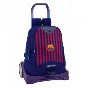 Mochila Fc Barcelona Con Carro Evolution 2.