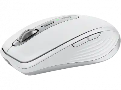 Ratón inalámbrico - Logitech MX Anywhere 3S, Inalámbrico, Bluetooth, 8000 ppp, Multiplataforma, Botones programables, Blanco