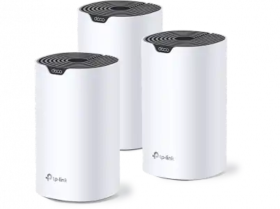 Sistema WiFi Mesh - TP-Link Deco S7, Pack 3, 1900 Mbps, Doble banda, 3x3 MU-MIMO, Ethernet Gigabit, Blanco