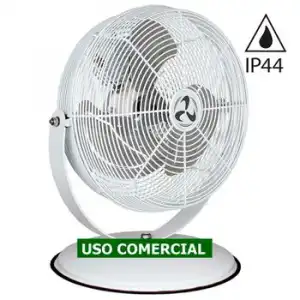Ventilador De Mesa Industrial Casafan 303508 Desk2protect Blanco