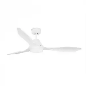 Ventilador De Techo Faro Polaris 132cm Blanco 3 Palas Led 18w