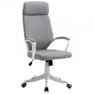 Vinsetto Silla de Oficina con Reposacabezas Gris