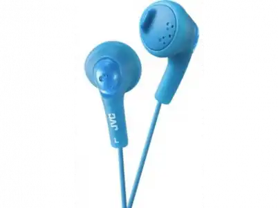 Auriculares - JVC HA-F160-A-E, De botón, Con cable, Para iPod/ iPhone, Azul