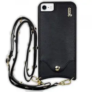 Cool Funda Colgante Pop-Rock Negro para iPhone 7/8/SE 2020