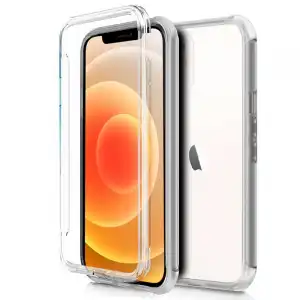 Cool Funda Silicona 3D Transparente Trasera y Delantera iPhone 12 Mini