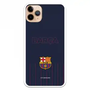 Funda Licencia Oficial FC Barcelona Barsa Fondo Azul para iPhone 11 Pro Max