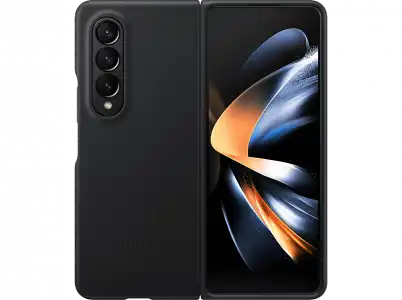 Funda - Samsung, Para Galaxy Z Fold4, De Piel, Negro