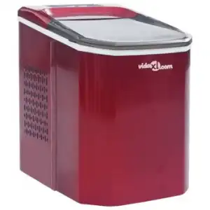 Máquina Para Hacer Cubitos De Hielo Rojo 1,4 L 15 Kg / 24 H Vidaxl