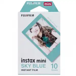 Papel Fujifilm Azul para cámaras Instax Mini