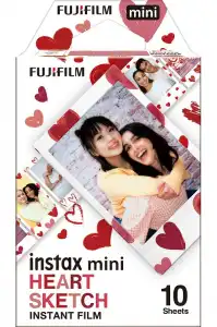 Película fotográfica Fujifilm Instax Mini Film Heart Sketch