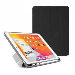 Pipetto London Origami 3 Pencil Funda para iPad 10.2 (2021/2020/2019) Negra