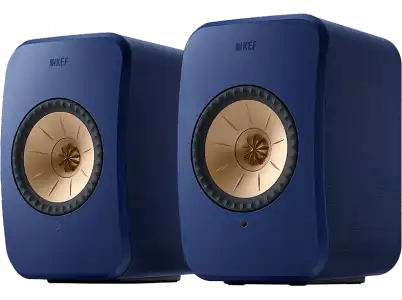 Sistema de altavoces - KEF LSXII, Set 2, Wi-Fi, 200W, 102dB, 54 Hz-28 kHz (±3dB), Cobalt Blue