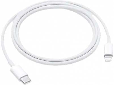 Appla Cable de USB-C a Lightning, iPhone, iPad o iPod, Thunderbolt 3 (USB-C), 1 metros, Blanco