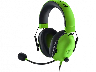 Auriculares gaming - Razer BlackShark V2 X, De diadema, Con cable, Jack 3.5 mm, Sonido 7.1, Micrófono, Verde