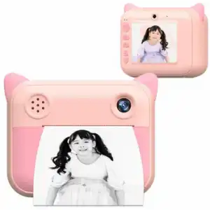 Cámara Digital De Impresión Instantánea Para Niños , Sin Tinta Rosa Smartek