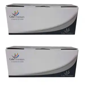 Color Premium Tóner Compatible con HP 106A/W1106A Negro Pack 2 Unidades