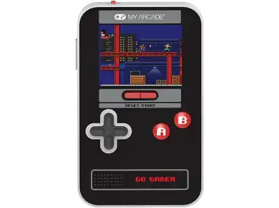 Consola retro - Myarcade Go Gamer Classic, 300 videojuegos, Negro y rojo