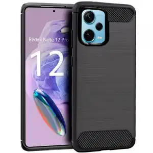 Cool Carcasa Carbón Negro para Xiaomi Redmi Note 12 Pro Plus 5G