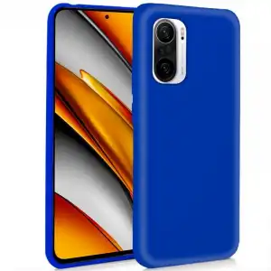 Cool Funda Silicona Azul para Xiaomi Mi 11i/Pocophone F3