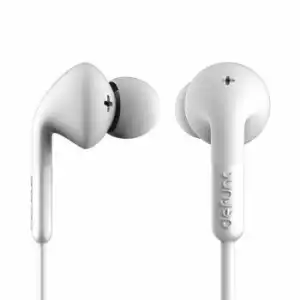 Defunc + Music Auriculares Con Cable Jack 3,5 Mm Blancos