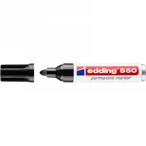 Edding 550 Rotulador Permanente Negro