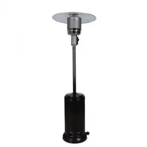 Estufa De Gas Butano De Color Negro Para Terraza Con Ruedas 3500 / 10500w