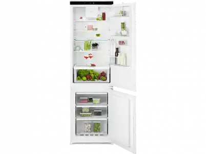 Frigorífico combi integrable - AEG OSC7G181ES, No Frost, 177 cm, 256 l, GreenZone, TwinTech, Blanco