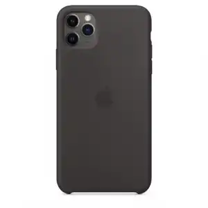 Funda de silicona Apple Negro para iPhone 11 Pro