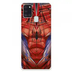 Funda Oficial de Marvel Spiderman Torso para Samsung Galaxy A21S