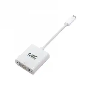 Nanocable Cable Conversor USB-C a DVI-D Dual Link Macho/Hembra 15cm