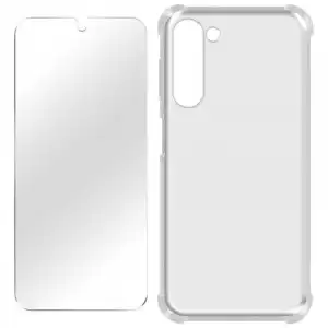 Pack Protector Samsung S23 Plus Carcasa Reforzada + Cristal Templado