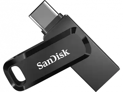 Pendrive para móvil 256 GB - SanDisk Ultra Dual Drive Go, 2 en 1, USB-C, USB-A, 3.1, OTG, 150 MB/s, Negro