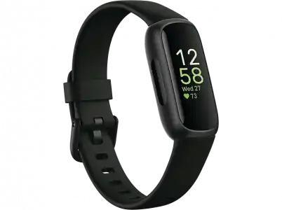 Pulsera de actividad - Fitbit Inspire 3, Frecuencia Cardíaca, Autonomía 10 días, Negro