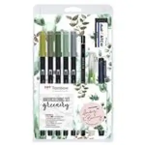 Set de acuarela Tombow Art Dual Brush Pen Greenery