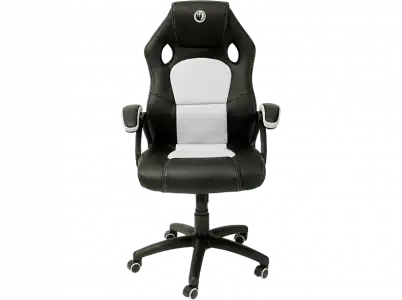 Silla gaming - Nacon CH-310, Ergonómico, Altura regulable, Máximo 110 kg, 5 ruedas, Blanco