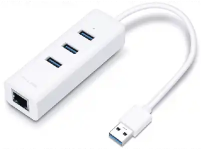 Adaptador USB - TP-Link UE330 3.0 (3.1 Gen 1) Type-A 1000Mbit/s Color blanco nodo concentrador