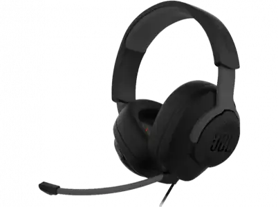 Auriculares gaming - JBL Quantum 100, Diadema, Multiplataforma, Jack 3.5mm, Negro