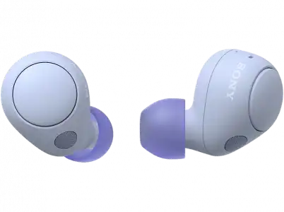 Auriculares True Wireless - Sony WFC700NV, Cancelación de ruido (Noise cancelling), Cómodo y estable, Estuche carga hasta 15h, ANC, Bluetooth, Lavanda