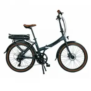 Blaupunkt Frida 500 Bicicleta Eléctrica Plegable Gris Lava Mate