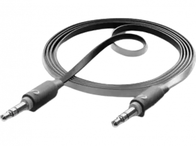 Cable audio - CellularLine AUXMUSICK, 1m, 3.5 mm, Negro