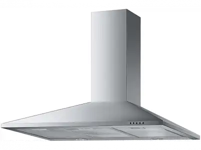 Campana - Mepamsa Pirámide Plus 90 cm ancho con 3 velocidades, 67 dB, 400 m³/h, Inox