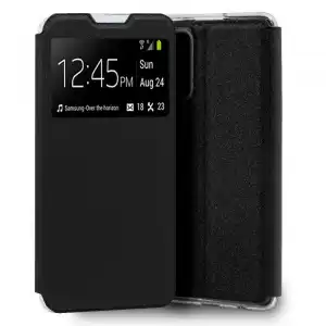 Cool Funda Flip Cover Liso Negro para Xiaomi Mi 10T/Mi 10T Pro