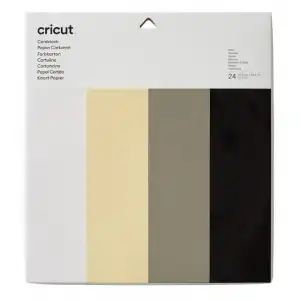 Cricut - Cartulinas 30x30 Cm 24 Hojas Colores Básicos