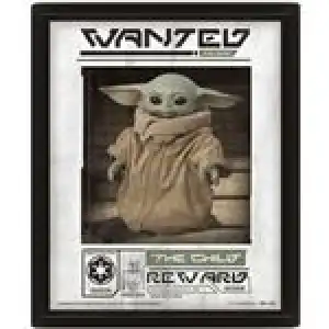 Cuadro 3D Star Wars Baby Yoda