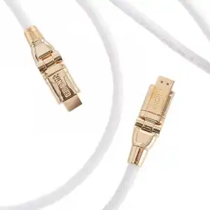 Duronic HDC01 Cable HDMI 4K/2160P de Alta Velocidad Rotativo/Flexible Macho/Macho Oro 3m