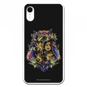 Funda Oficial de Harry Potter Hogwarts Floral para iPhone XR