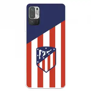 Funda para Xiaomi Redmi Note 10 5G del Atleti Escudo Fondo Atletico - Licencia Oficial Atlético de Madrid