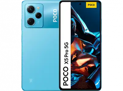 Móvil - Pocophone X5 Pro, Azul, 256 GB, 8 GB RAM, 6.67" FHD+ Flow AMOLED DotDisplay, Snapdragon® 778G, 5000 mAh, Android